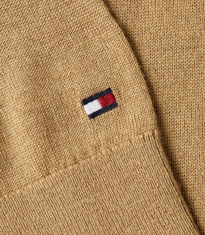 Tommy Hilfiger - Men's Wool Silk Crew Neck Jumper Regular Fit - Image 5