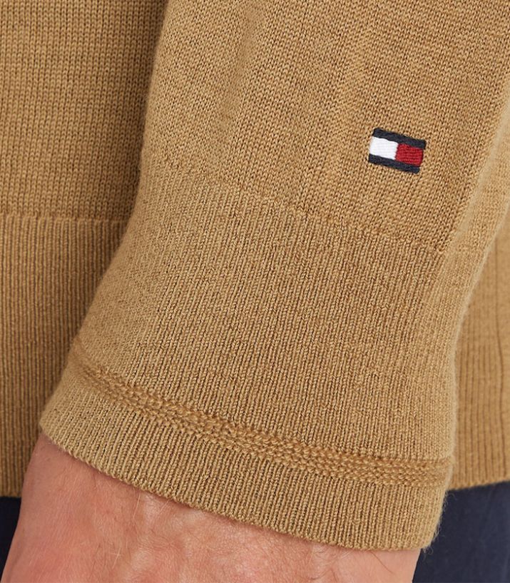 Tommy Hilfiger - Men's Wool Silk Crew Neck Jumper Regular Fit - Image 8