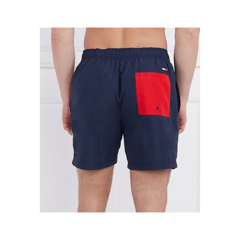 Tommy Hilfiger - Men's Surf Medium Drawstring Colorblock Swim Shorts - Image 8