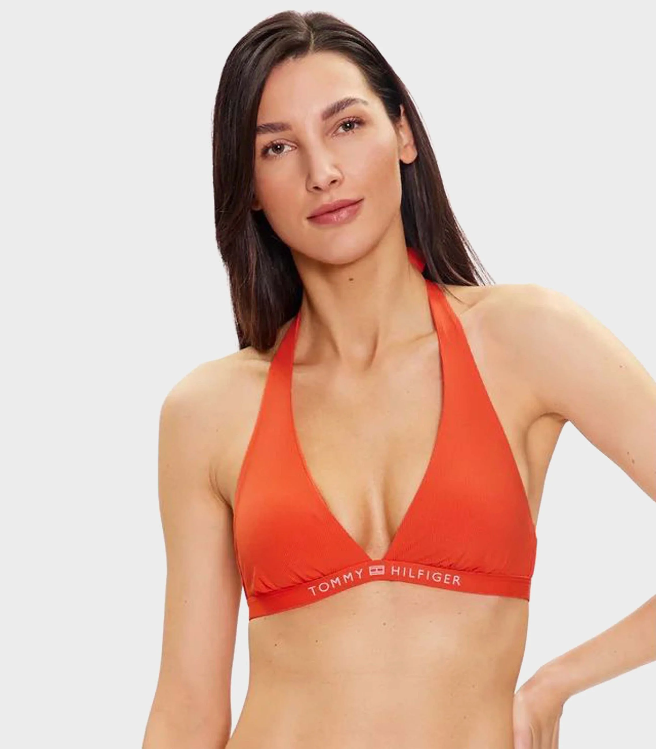 Tommy Hilfiger - Women's Halter Triangle Bikini Top - Image 2