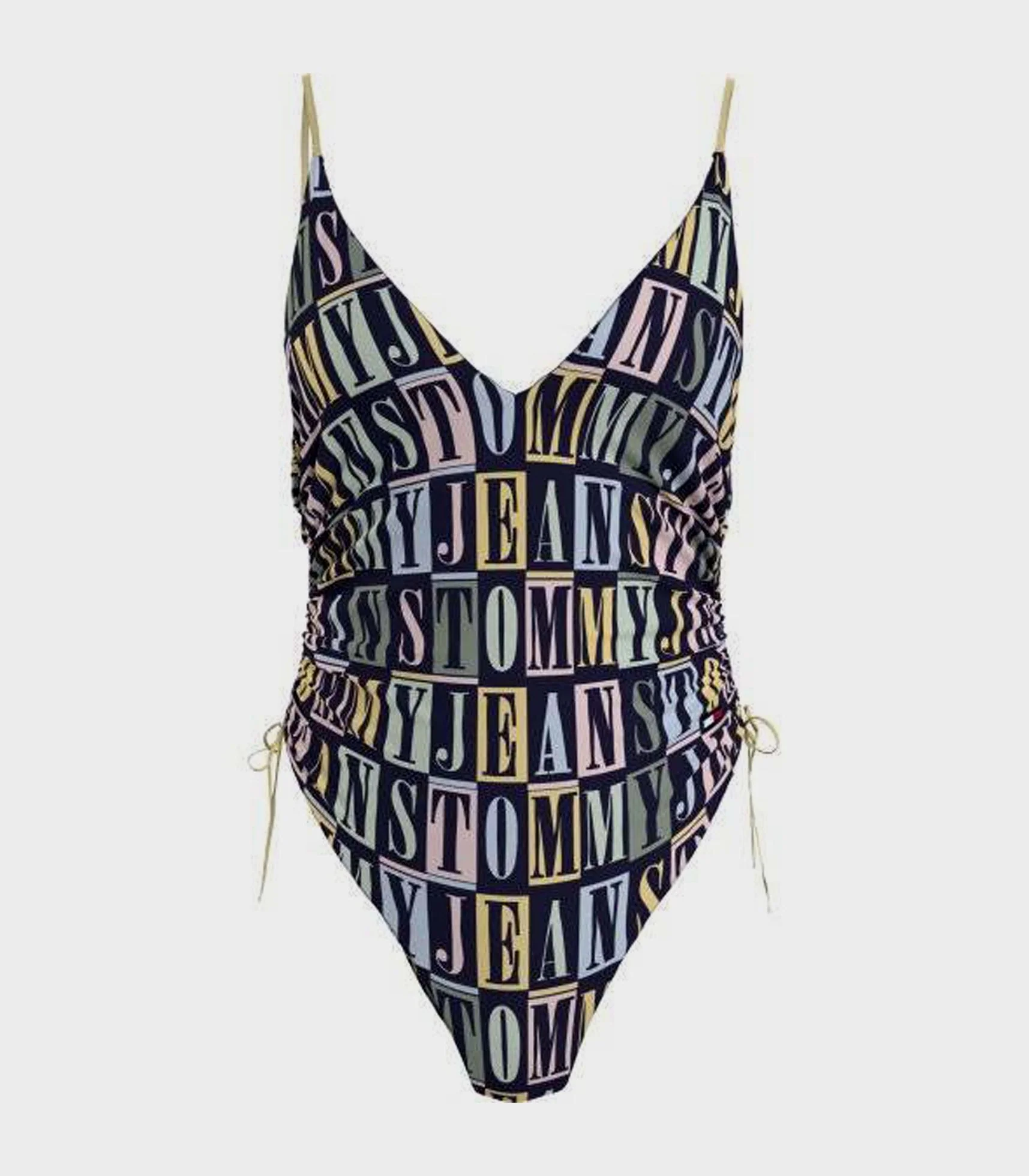 Tommy Hilfiger - Women's Print Plunge Slim One-Piece Swimsuit - Image 3
