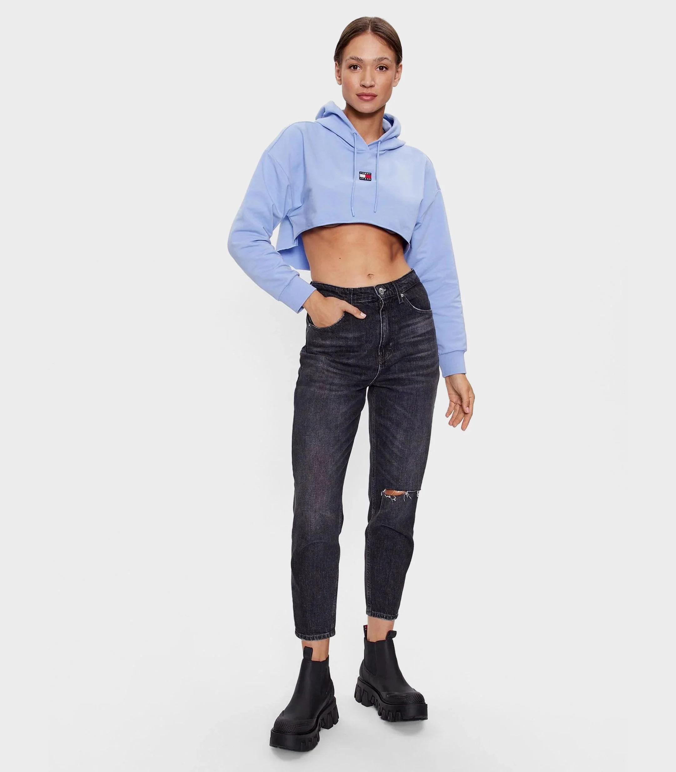 Tommy Hilfiger Jeans - Tjw Cropped Badge Hoodie - Image 4