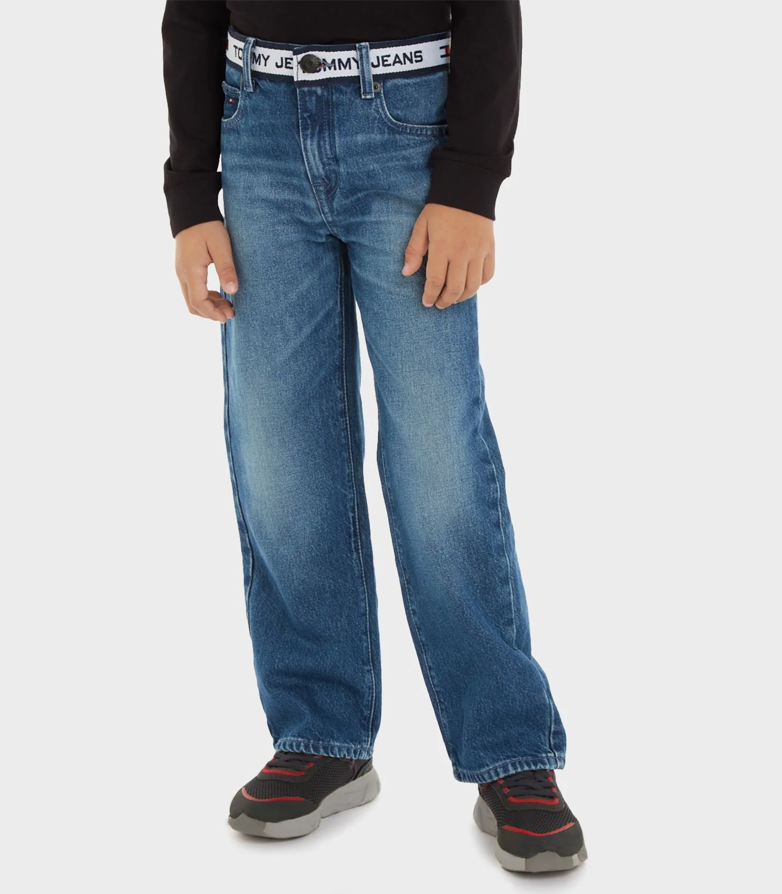 Tommy hilfiger  - Girls  Monotype Tape Jeans - Image 2