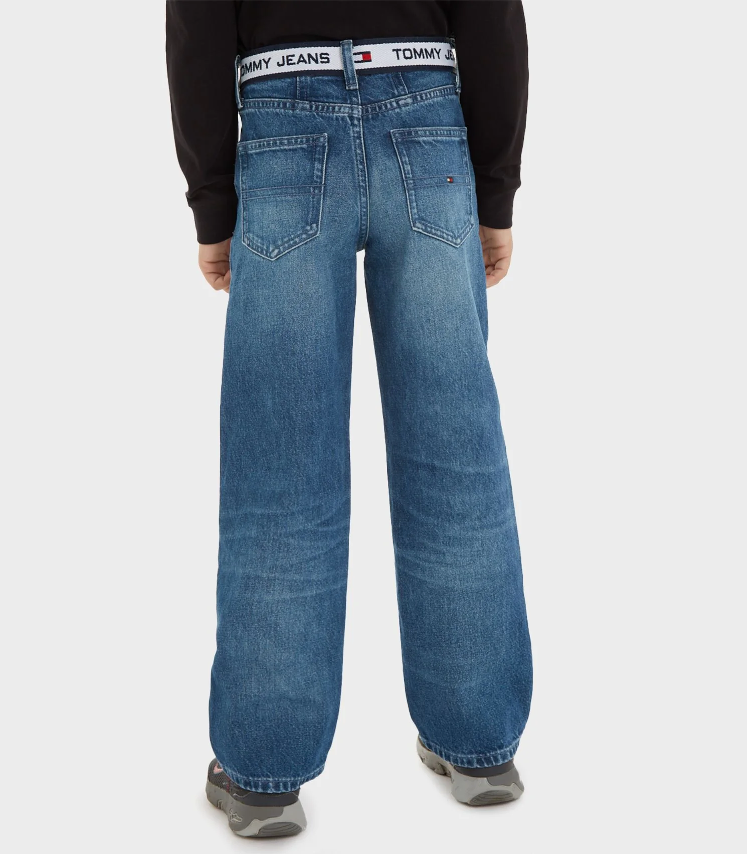 Tommy hilfiger  - Girls  Monotype Tape Jeans - Image 3
