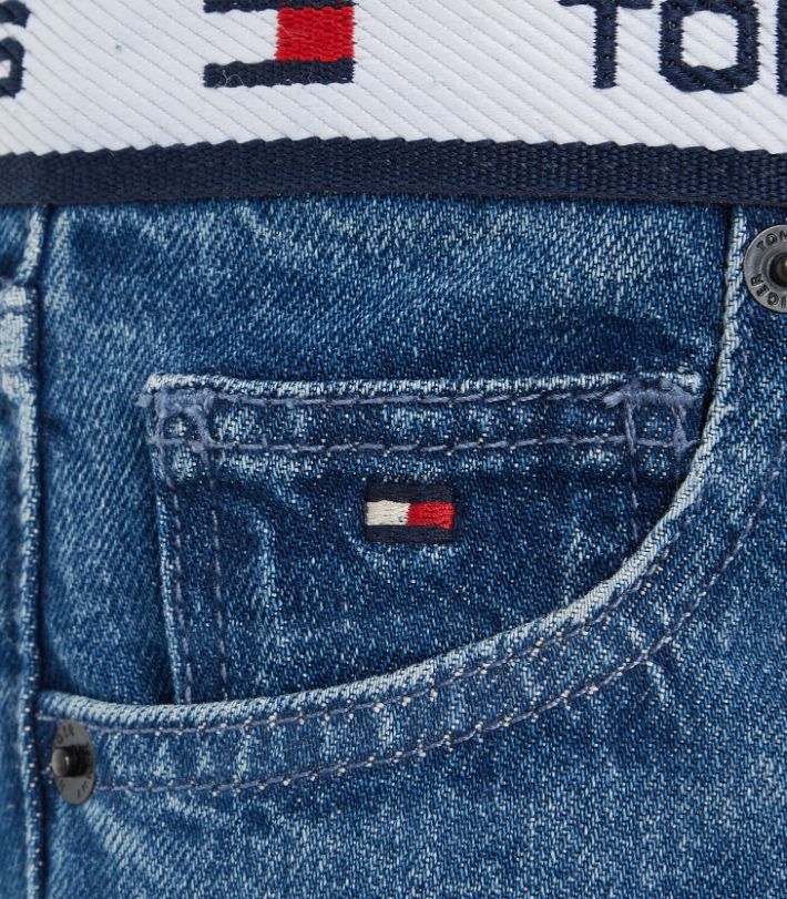 Tommy hilfiger  - Girls  Monotype Tape Jeans - Image 4