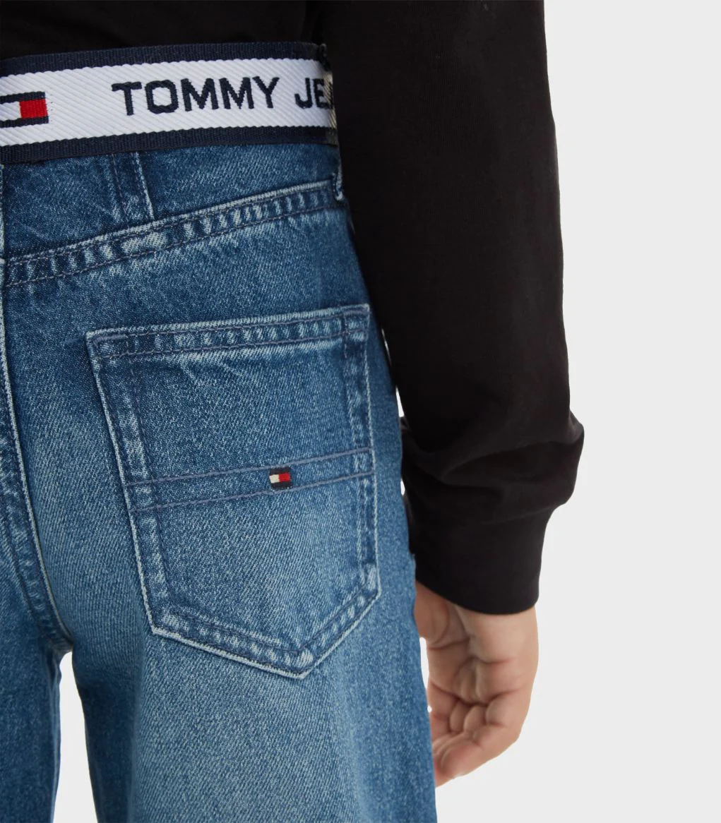 Tommy hilfiger  - Girls  Monotype Tape Jeans - Image 5