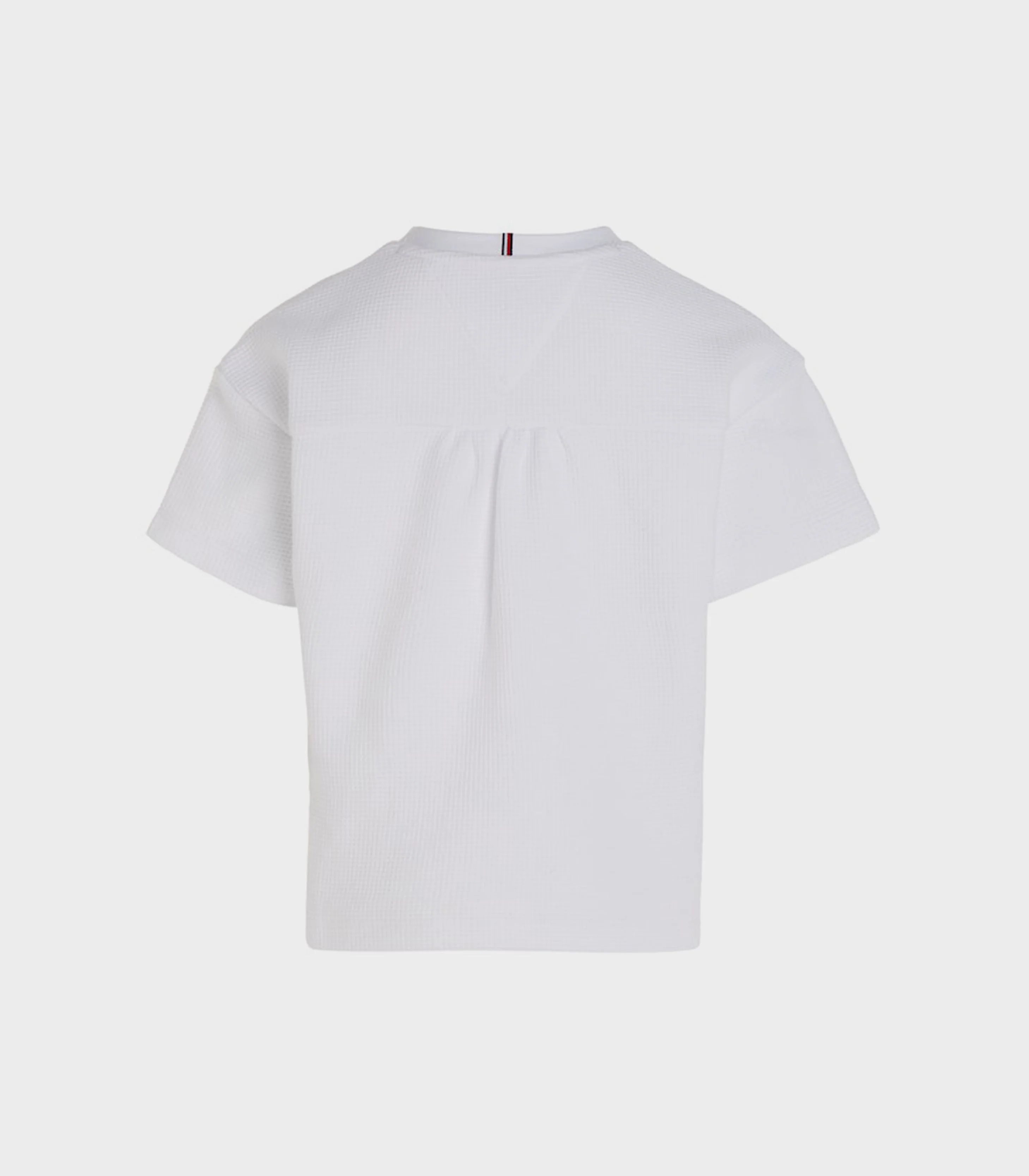 Tommy Hilfiger  - Girls Waffle Top Short Sleeve - Image 3