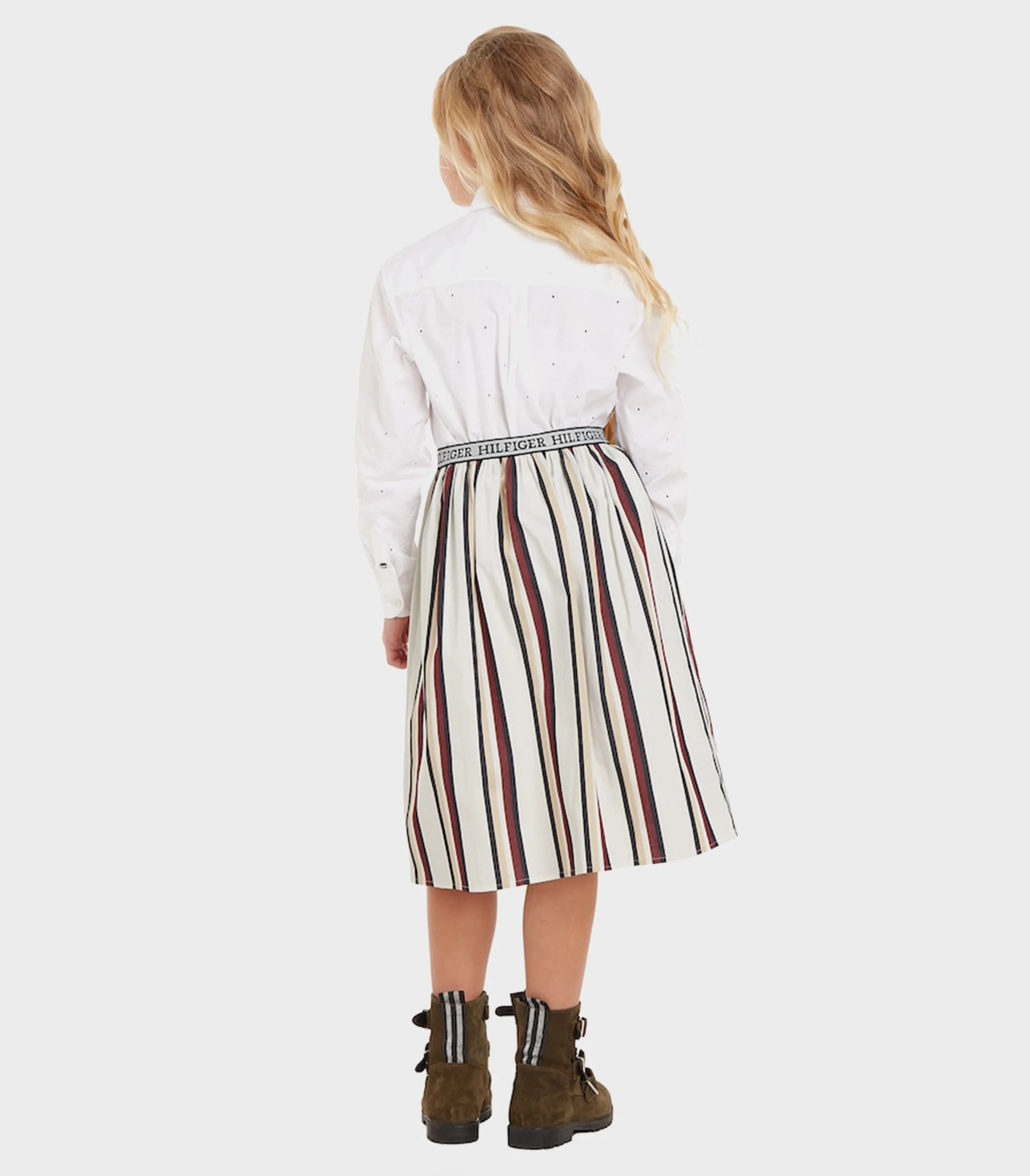 Tommy Hilfiger - Girls' Global Stripe Midi Skirt - Image 3