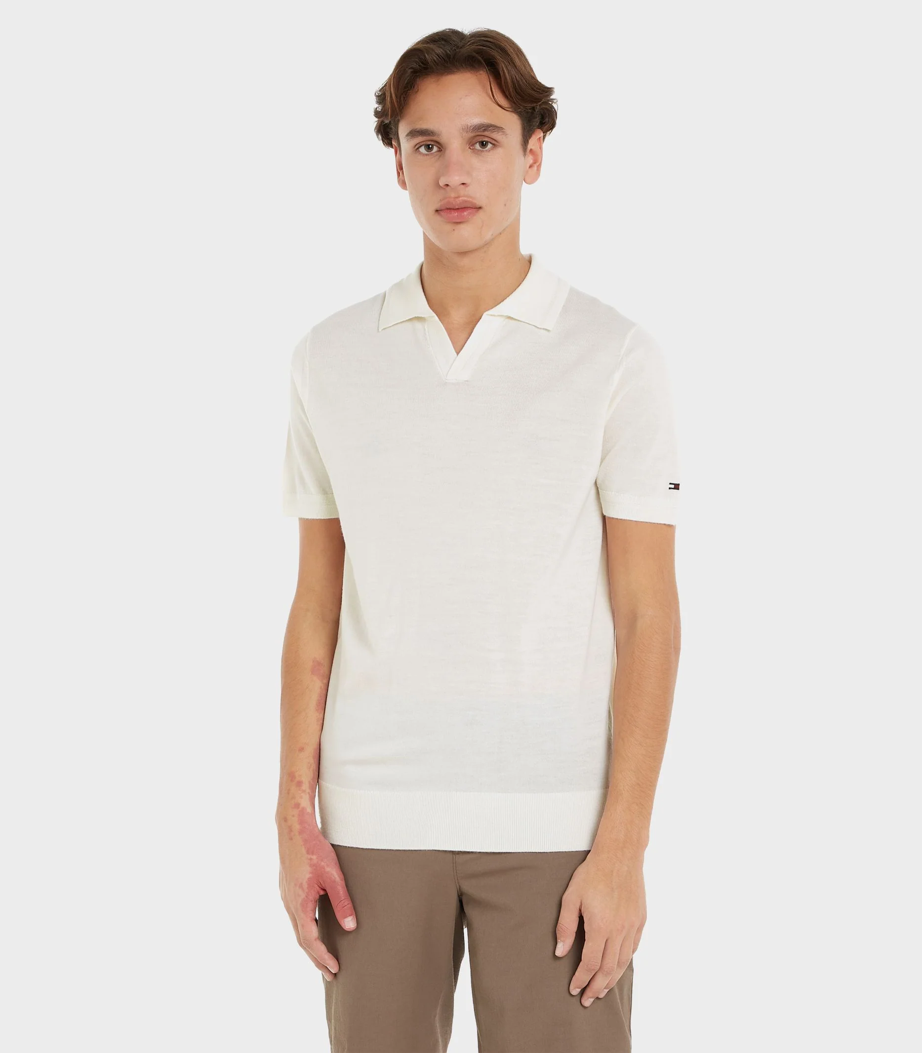 Tommy Hilfiger - Men's Polo Shirt With Ribbed Cuffs Regular Fit - Image 6