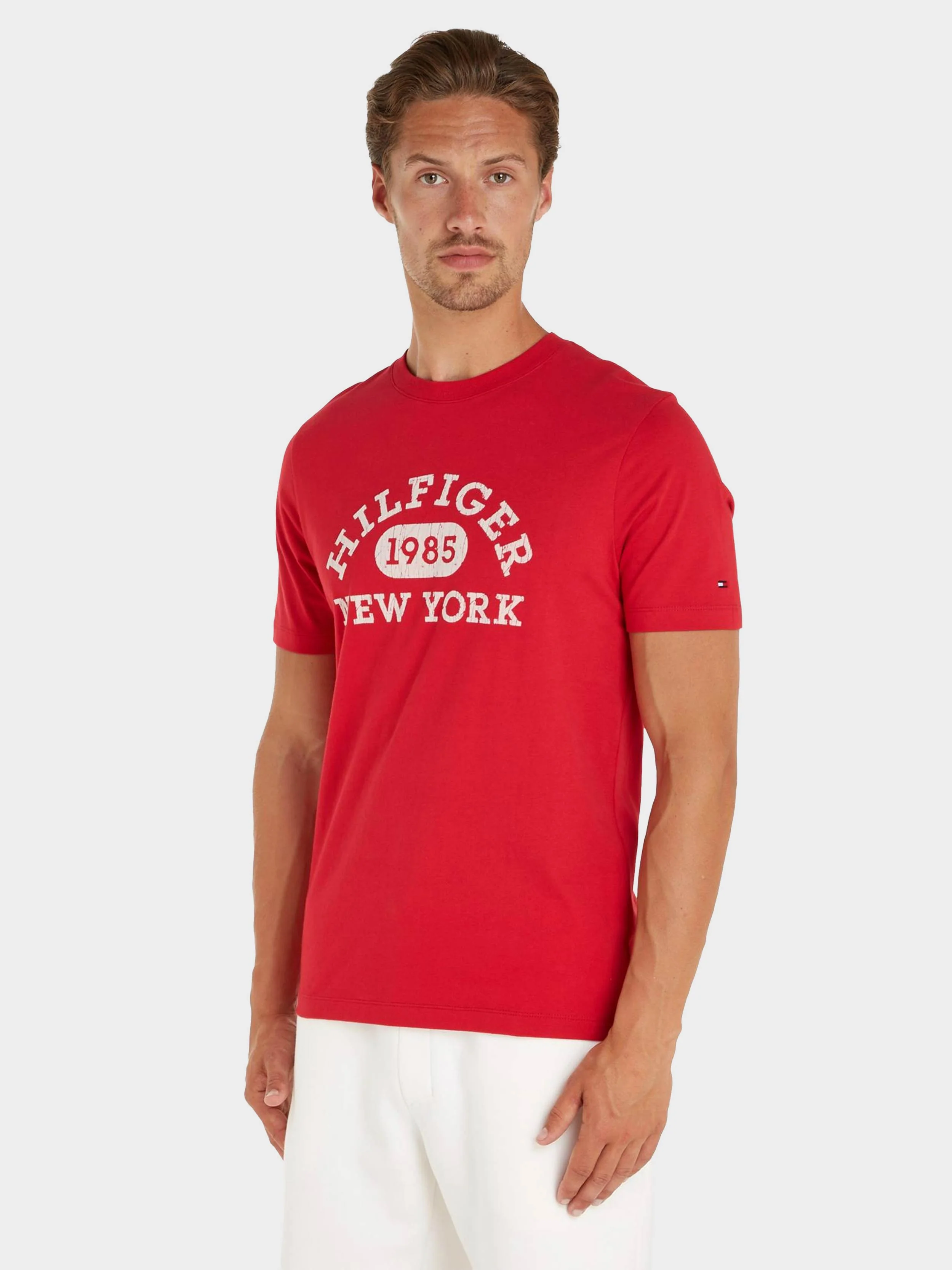 Tommy Hilfiger - Men's Monotype Collegiate Tee - Image 8
