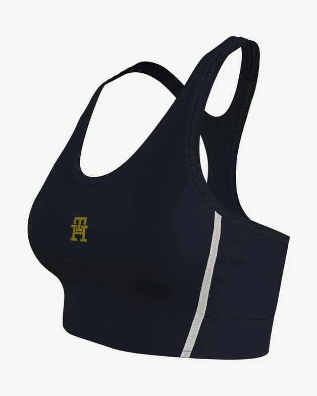 Tommy Hilfiger - Women's Medium Support Sports Bra With Logo Lettering - Image 7