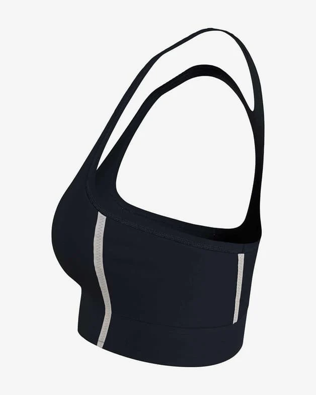 Tommy Hilfiger - Women's Medium Support Sports Bra With Logo Lettering - Image 8