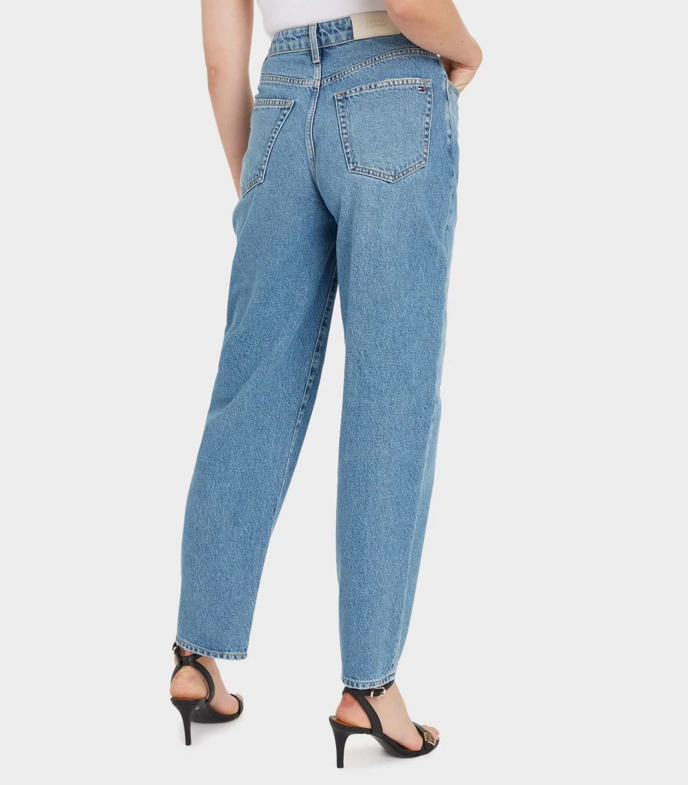 Tommy Hilfiger - Distressed High Waist Relaxed Balloon Jeans - Image 3