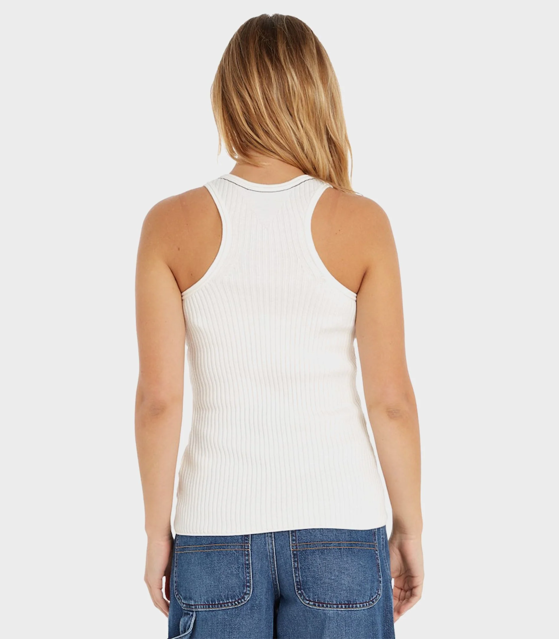 Tommy Hilfiger - Classic Cotton Silk Tank Slim Fit - Image 4