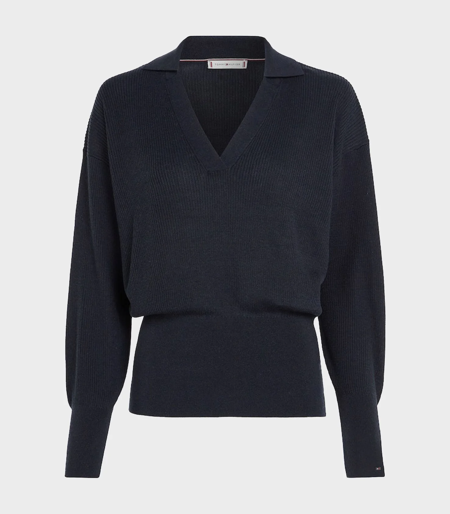 Tommy Hilfiger - V-Neck Relaxed Polo Jumper - Image 2