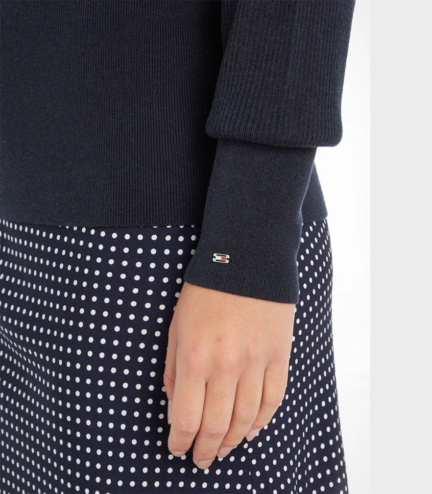 Tommy Hilfiger - V-Neck Relaxed Polo Jumper - Image 5