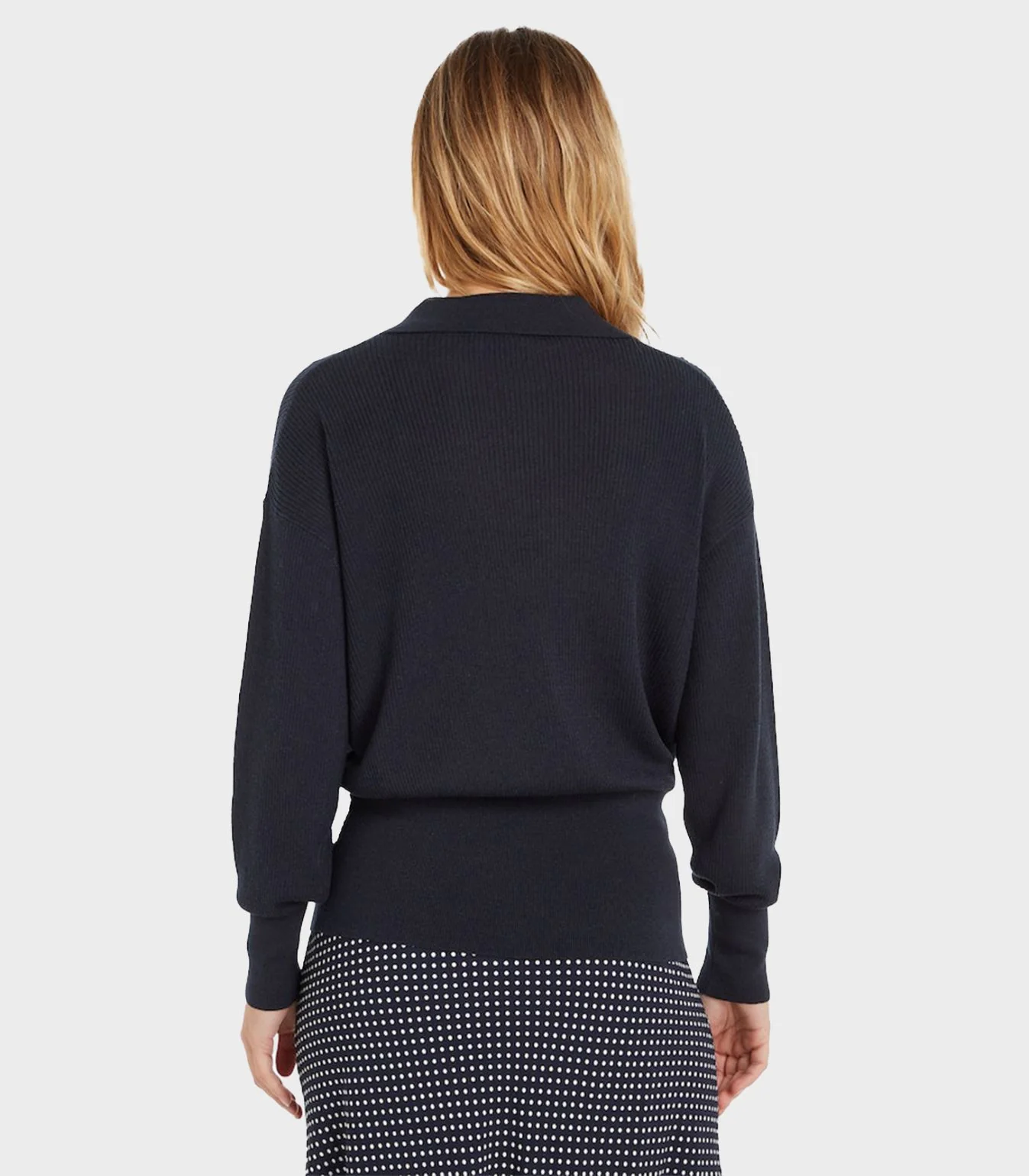 Tommy Hilfiger - V-Neck Relaxed Polo Jumper - Image 6