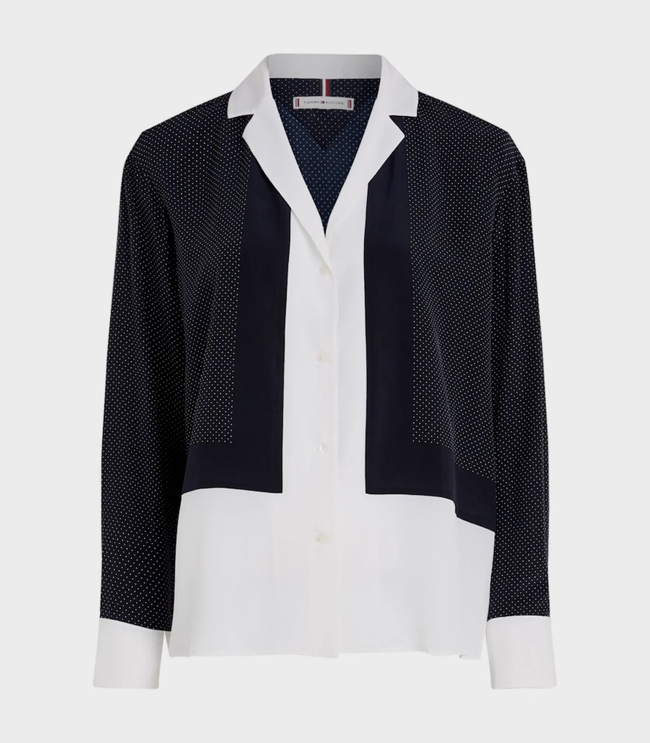 Tommy Hilfiger - Silk Polka Dot Relaxed Fit Shirt - Image 2