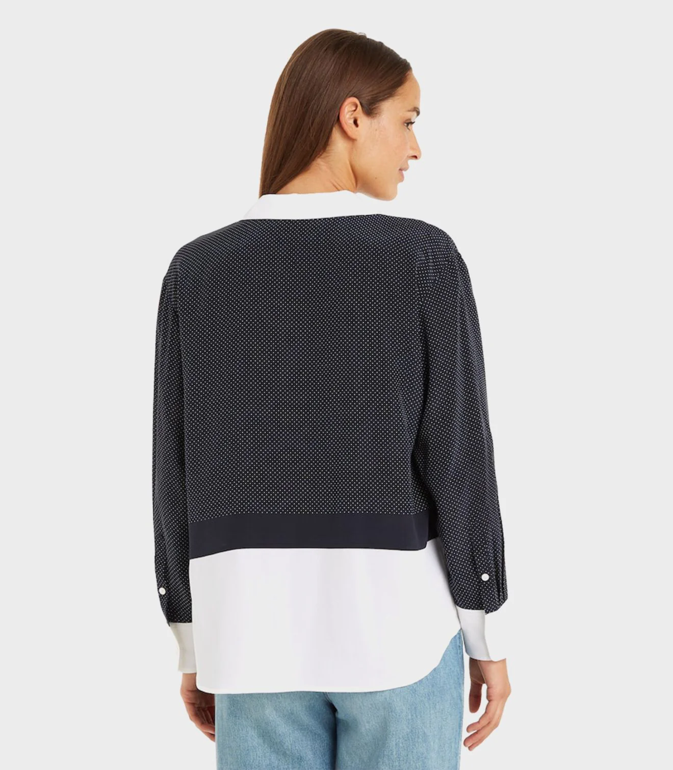 Tommy Hilfiger - Silk Polka Dot Relaxed Fit Shirt - Image 3