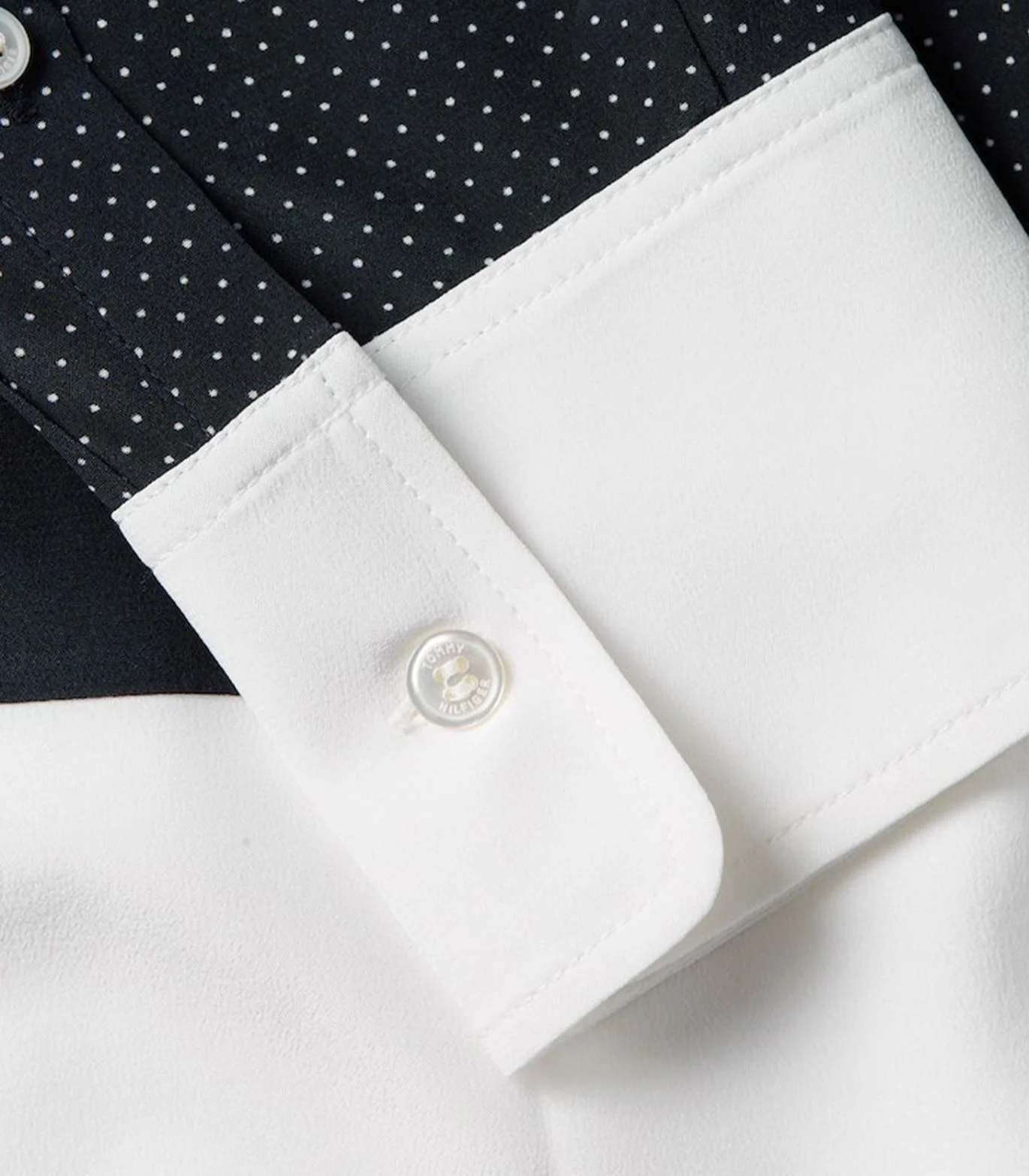 Tommy Hilfiger - Silk Polka Dot Relaxed Fit Shirt - Image 4