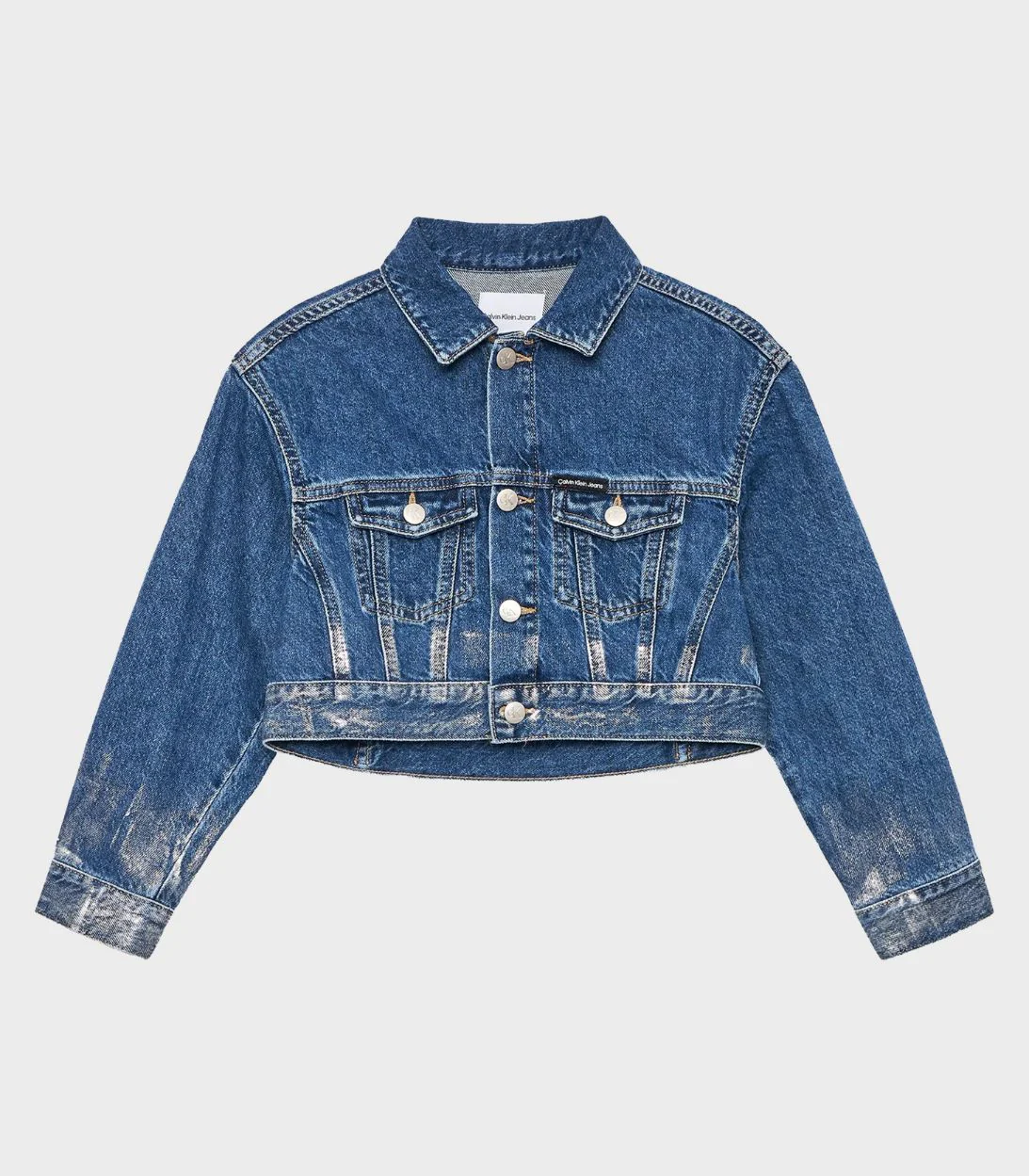 Calvin Klein  - Girls -  Denim Regular Fit Jacket - Image 2