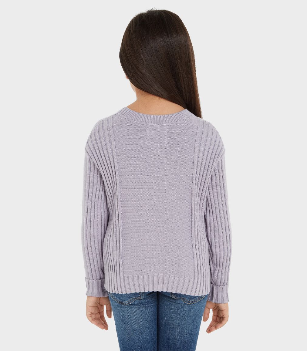 Calvin Klein  - Girls -  Monogram Rib Sweater - Image 16