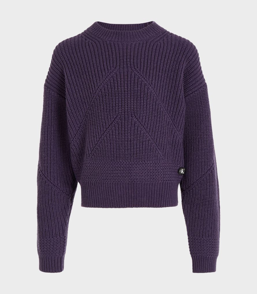 Calvin Klein  - Girls -  Travelling Stitch Sweater Regular Fit - Image 26