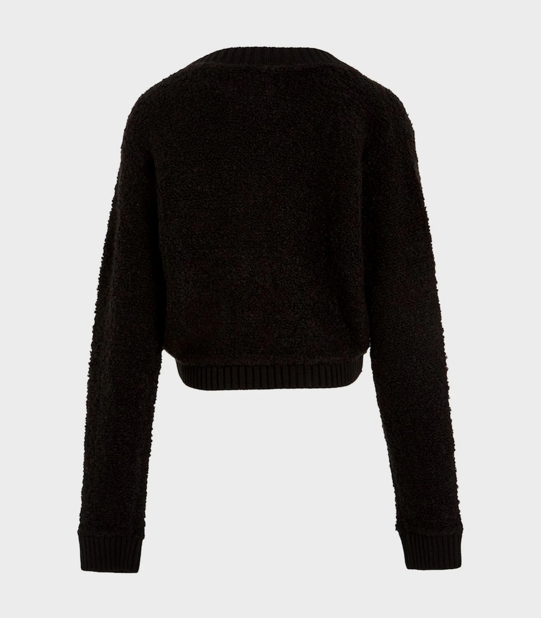 Calvin Klein  - Girls -  Cropped Boucle Cardigan Jumper - Image 9