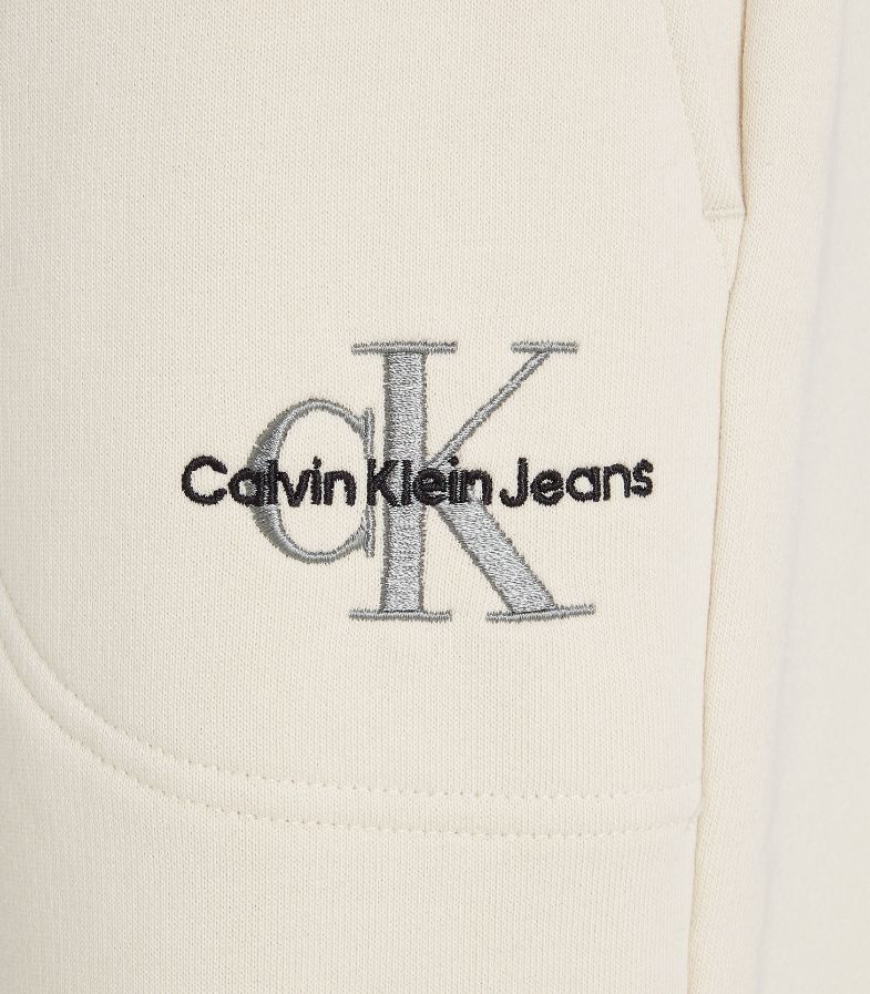 Calvin Klein  - Girls -  Monogram Off Placed Sweatpants Regular Fit - Image 3