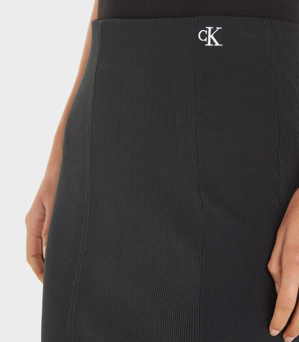 Calvin Klein Jeans - Women's Hook & Eye Knitted Skirt - Image 2