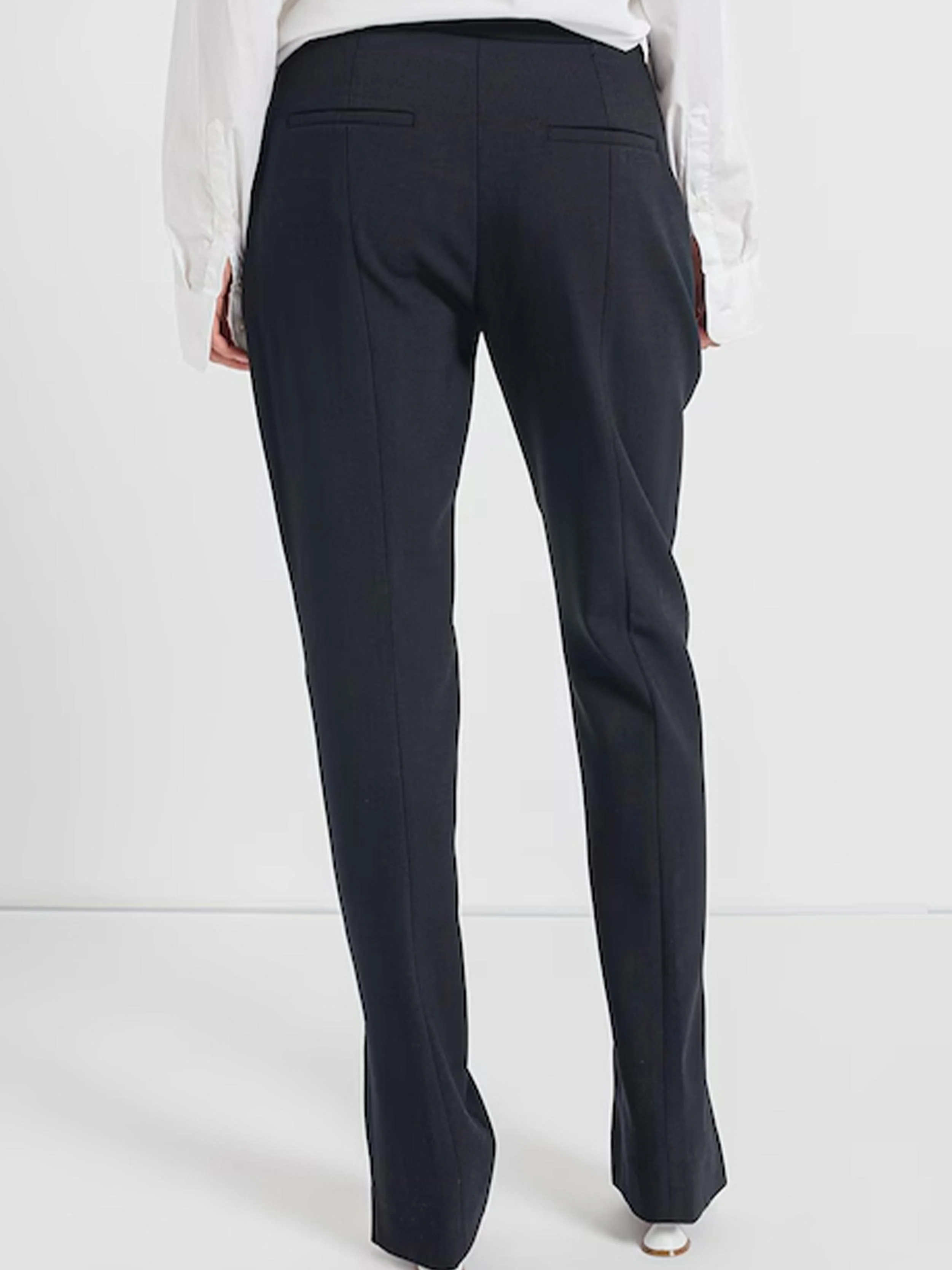 Calvin Klein - Elegant Wool Blend Trousers With Slits - Image 3