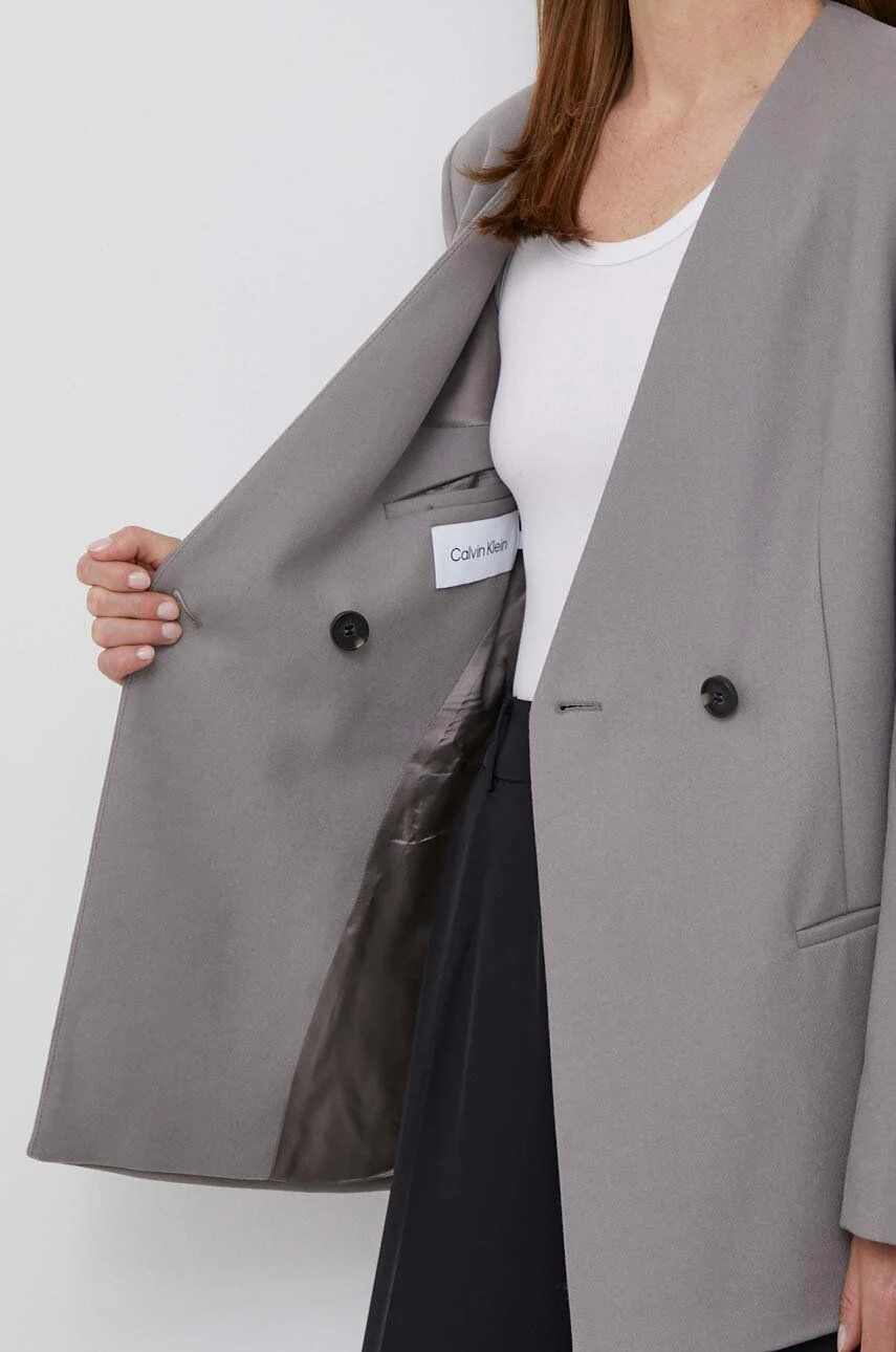Calvin Klein - Oversize Wool Jacket - Image 5