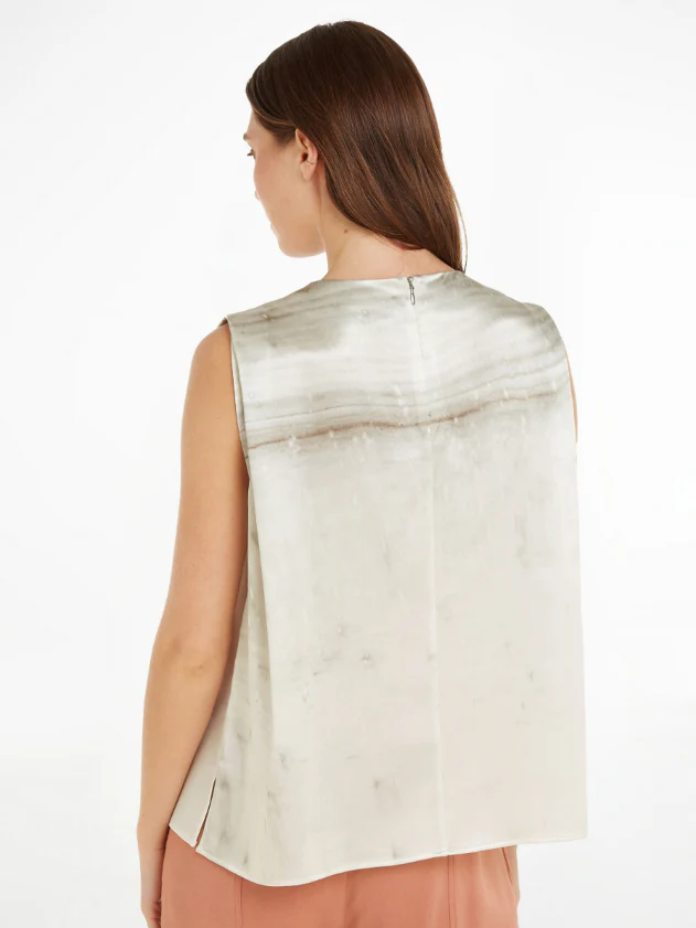 Calvin Klein - Women's Travertine Print Tank Top - Image 3