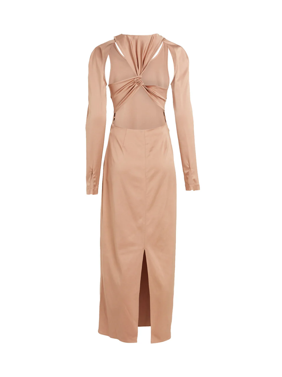 Calvin Klein - Women's Modular Sleeve Back Twist Dress