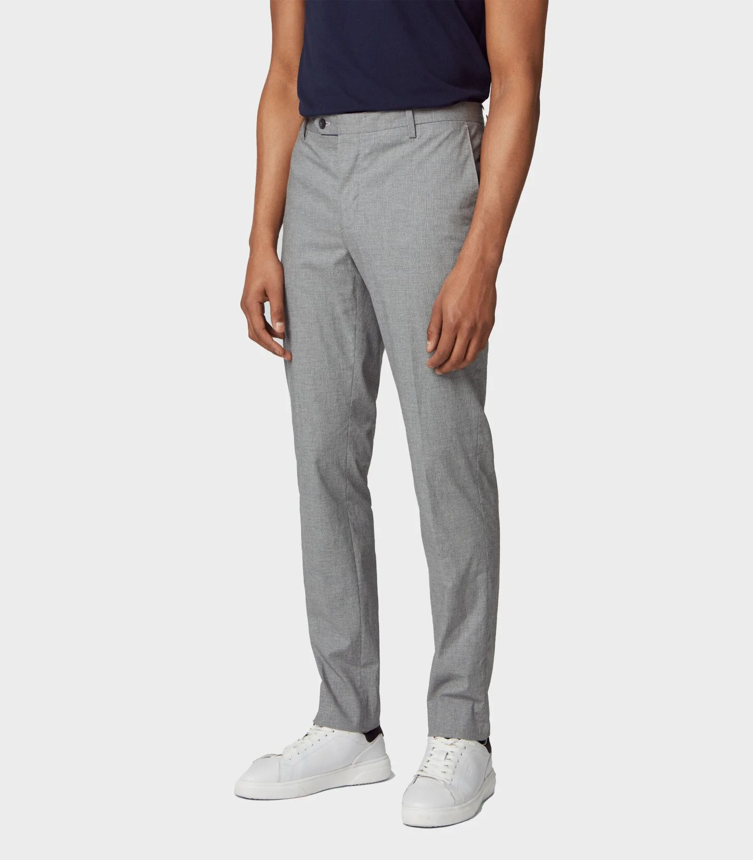 Hackett London - Houndstooth Chino Trousers - Image 10
