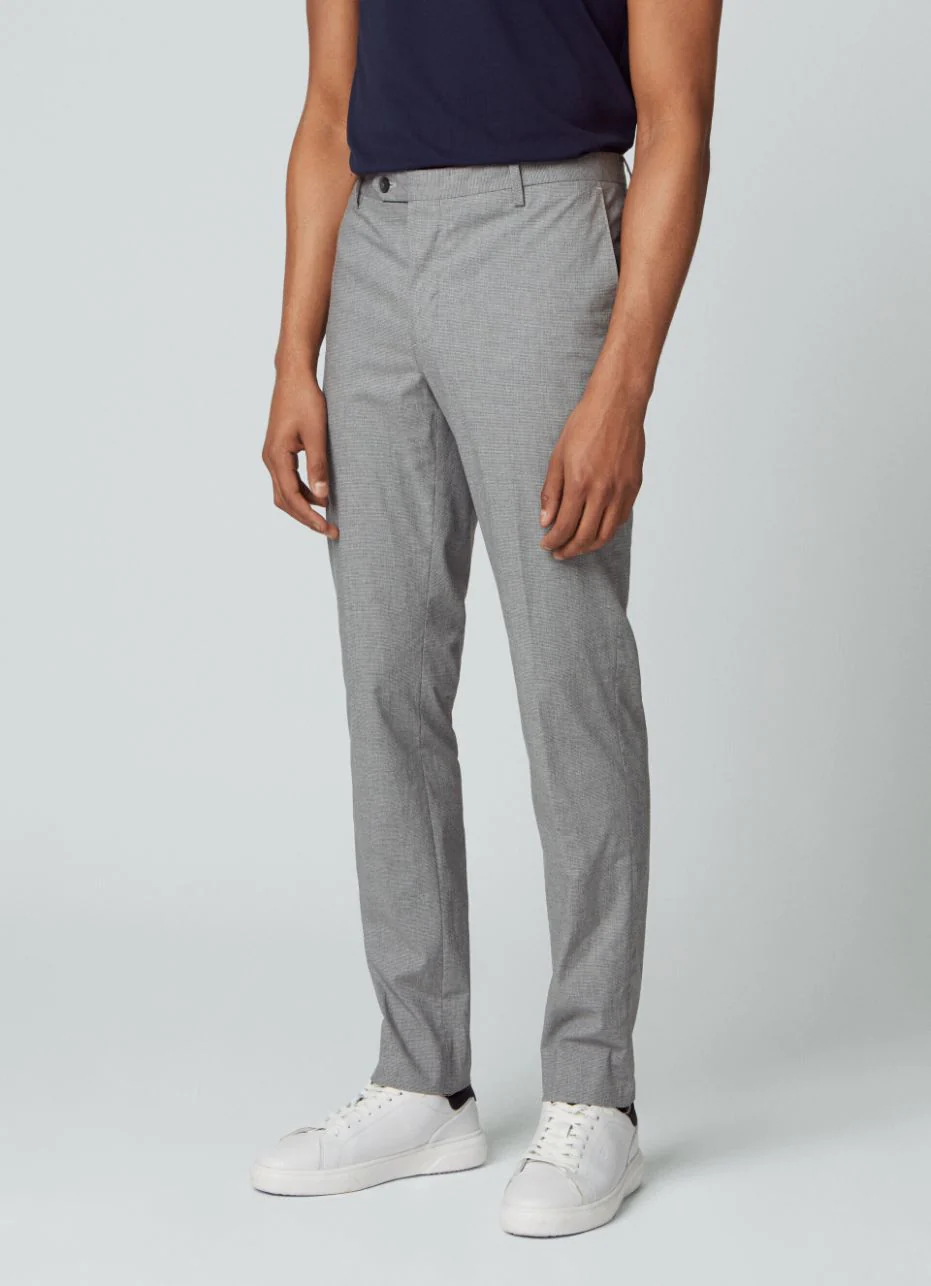 Hackett London - Houndstooth Chino Trousers - Image 12