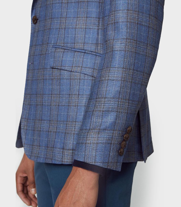 Hackett London - Men's Silk Wool Blazer - Image 9