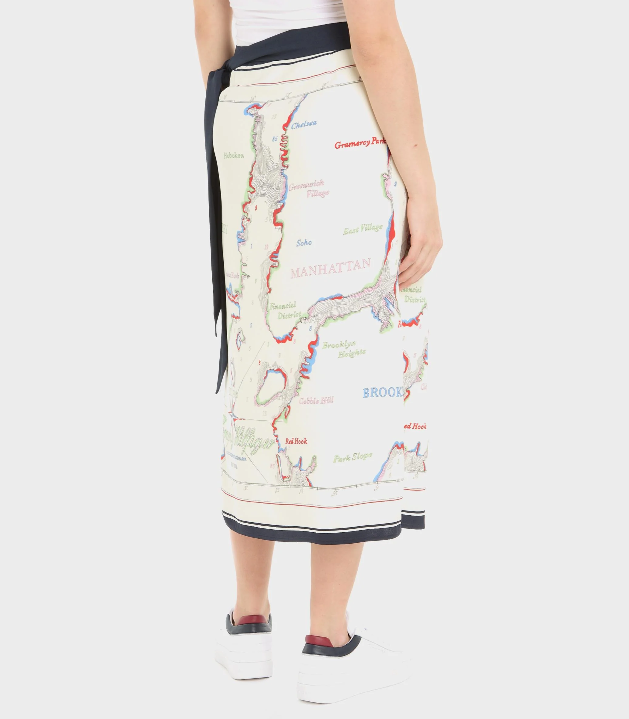 Tommy Hilfiger - Scarf Print Midi Wrap Skirt - Image 3