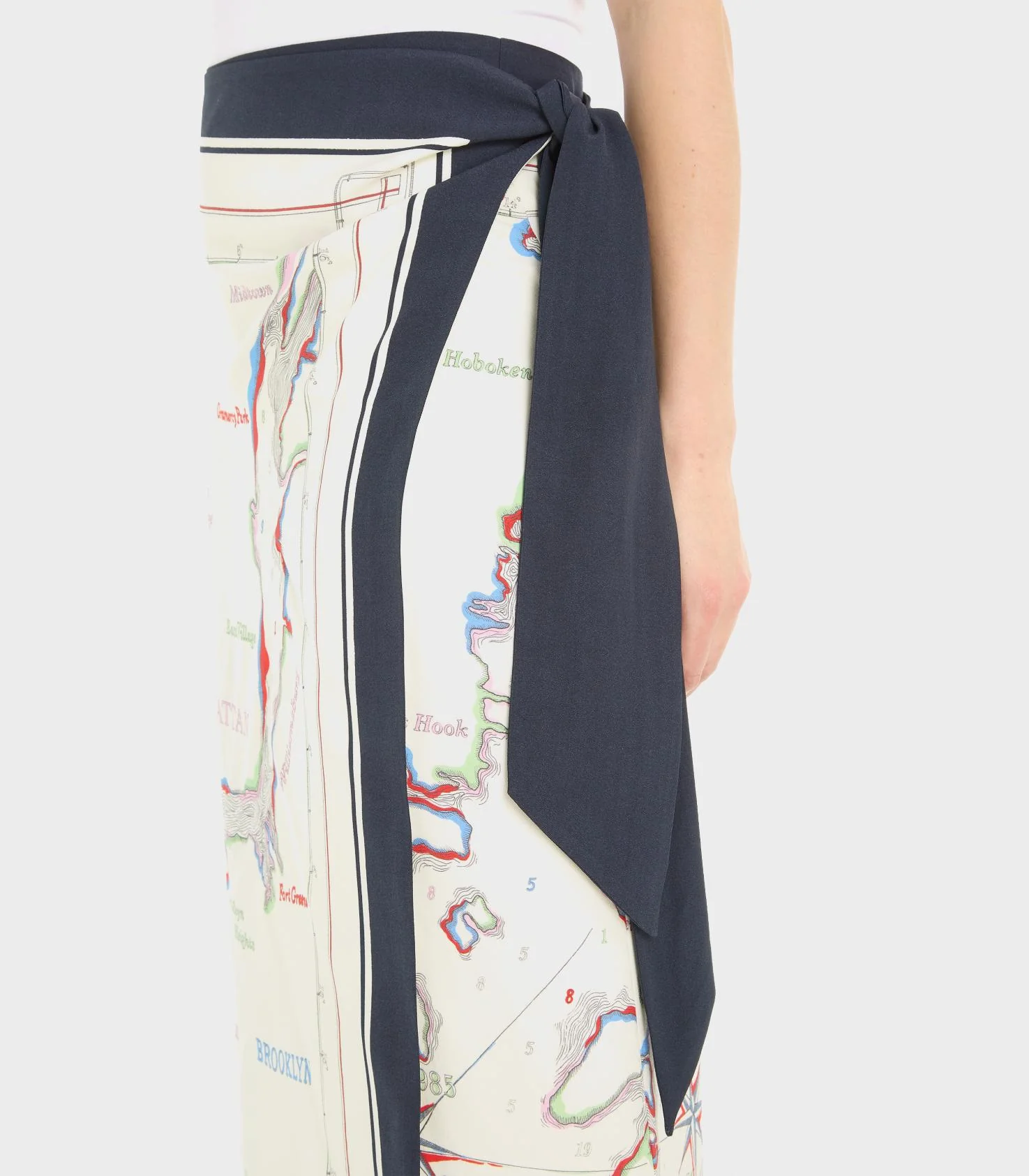Tommy Hilfiger - Scarf Print Midi Wrap Skirt - Image 4
