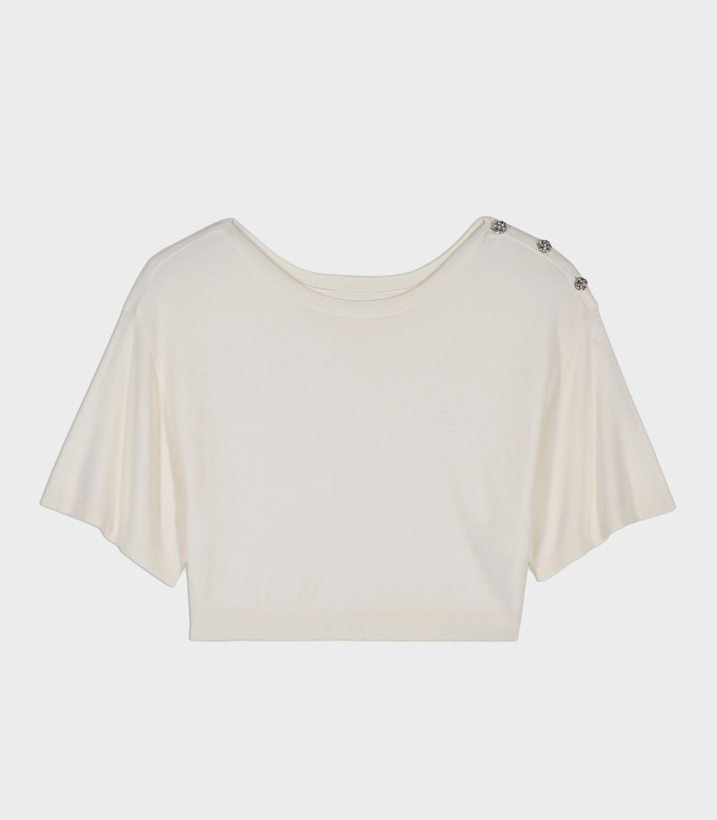 Ba&Sh - Short Sleeved Pullover -  Dropped Shoulders - Image 2