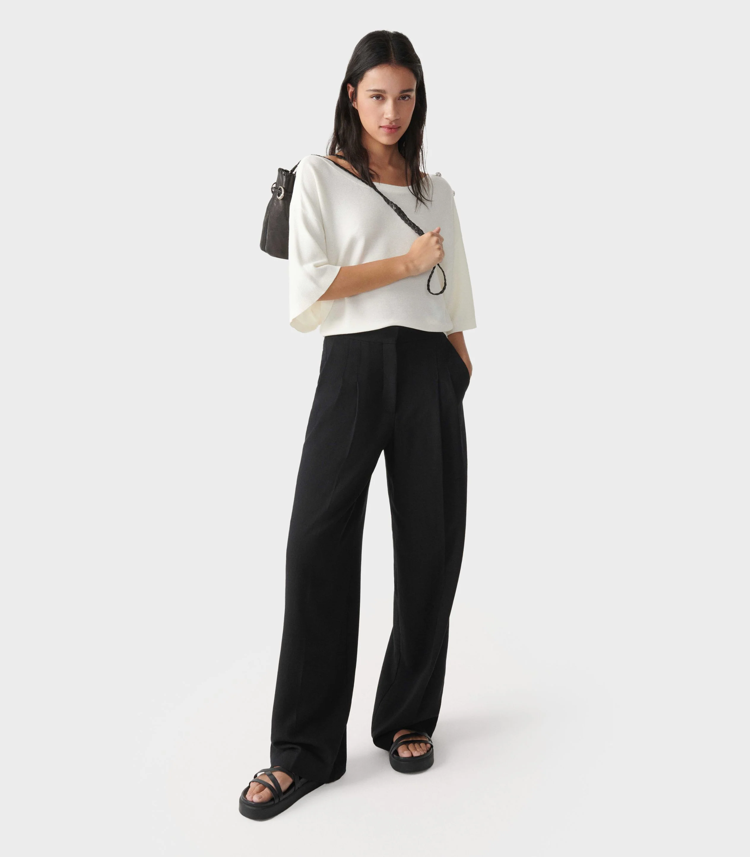 Ba&Sh - Short Sleeved Pullover -  Dropped Shoulders - Image 3