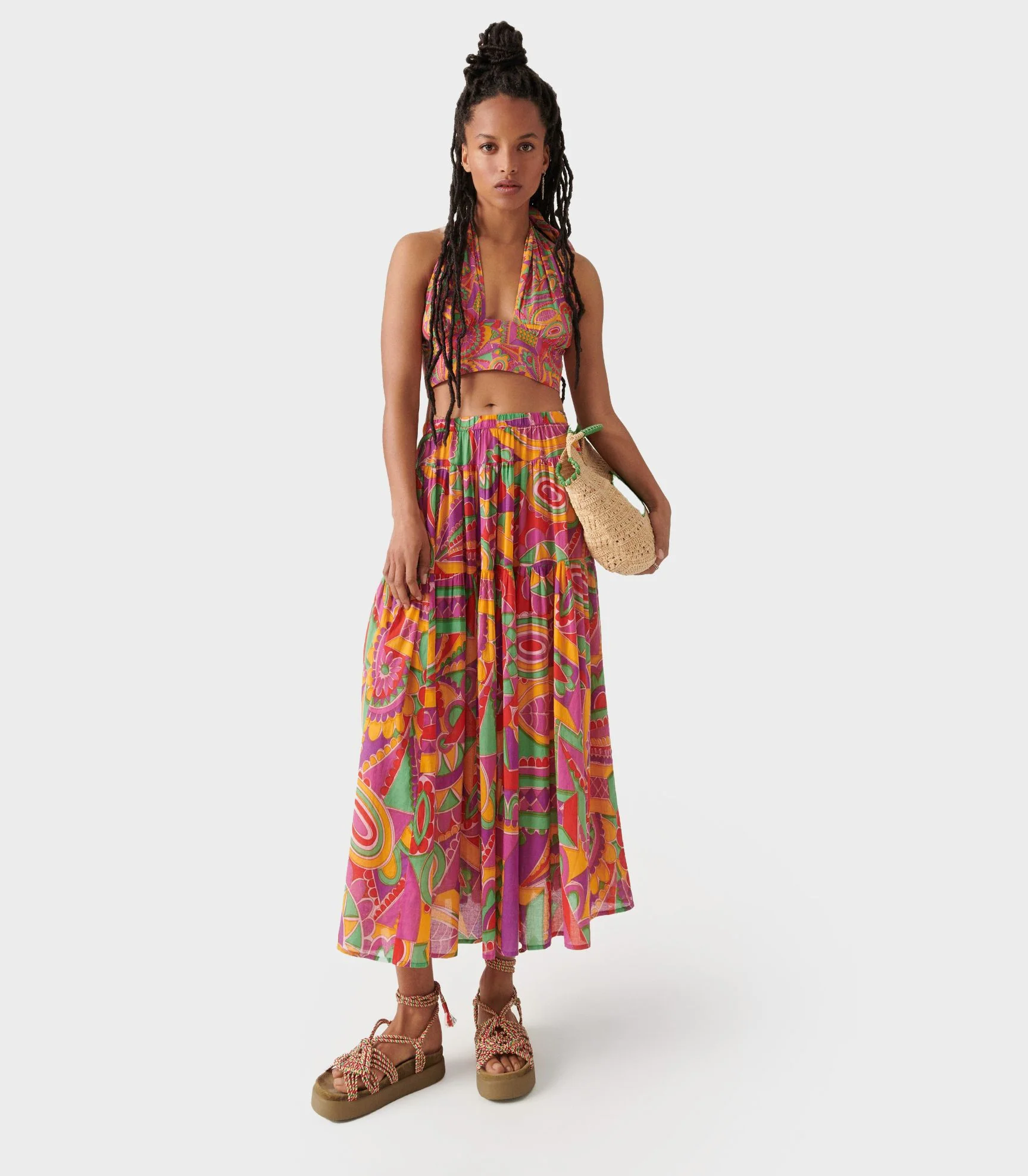 Ba&Sh -Daniela High Waisted Maxi - Cotton Skirt - Image 5