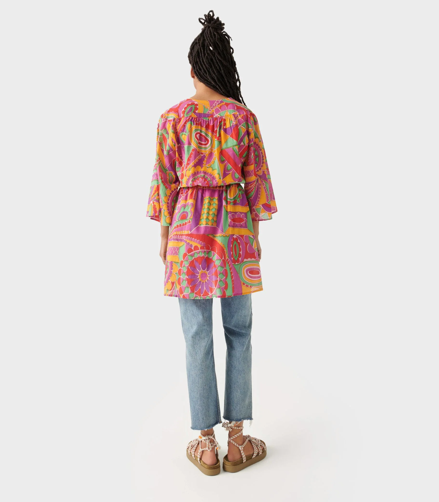 Ba&Sh - Dean Graphic-Print Kimono - Image 3