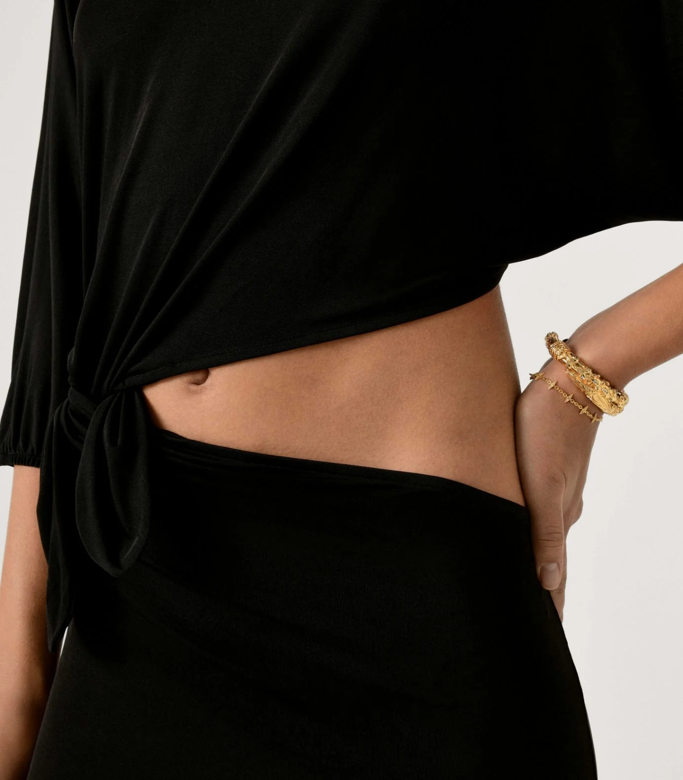 Ba&Sh -Midi Dress With Bow And Cutouts - Image 5