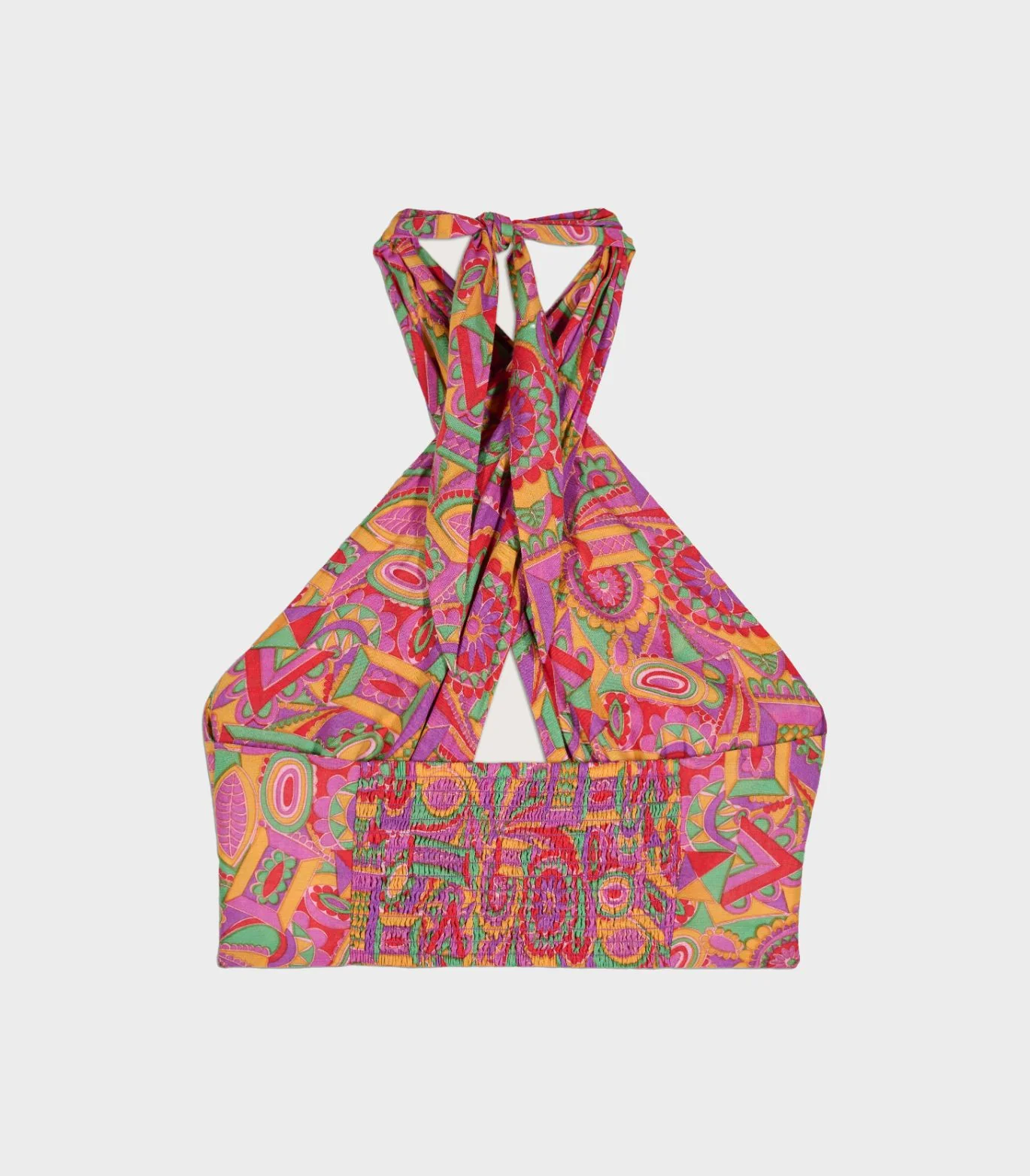Ba&Sh - Doll Graphic-Print Cropped Top - Image 5