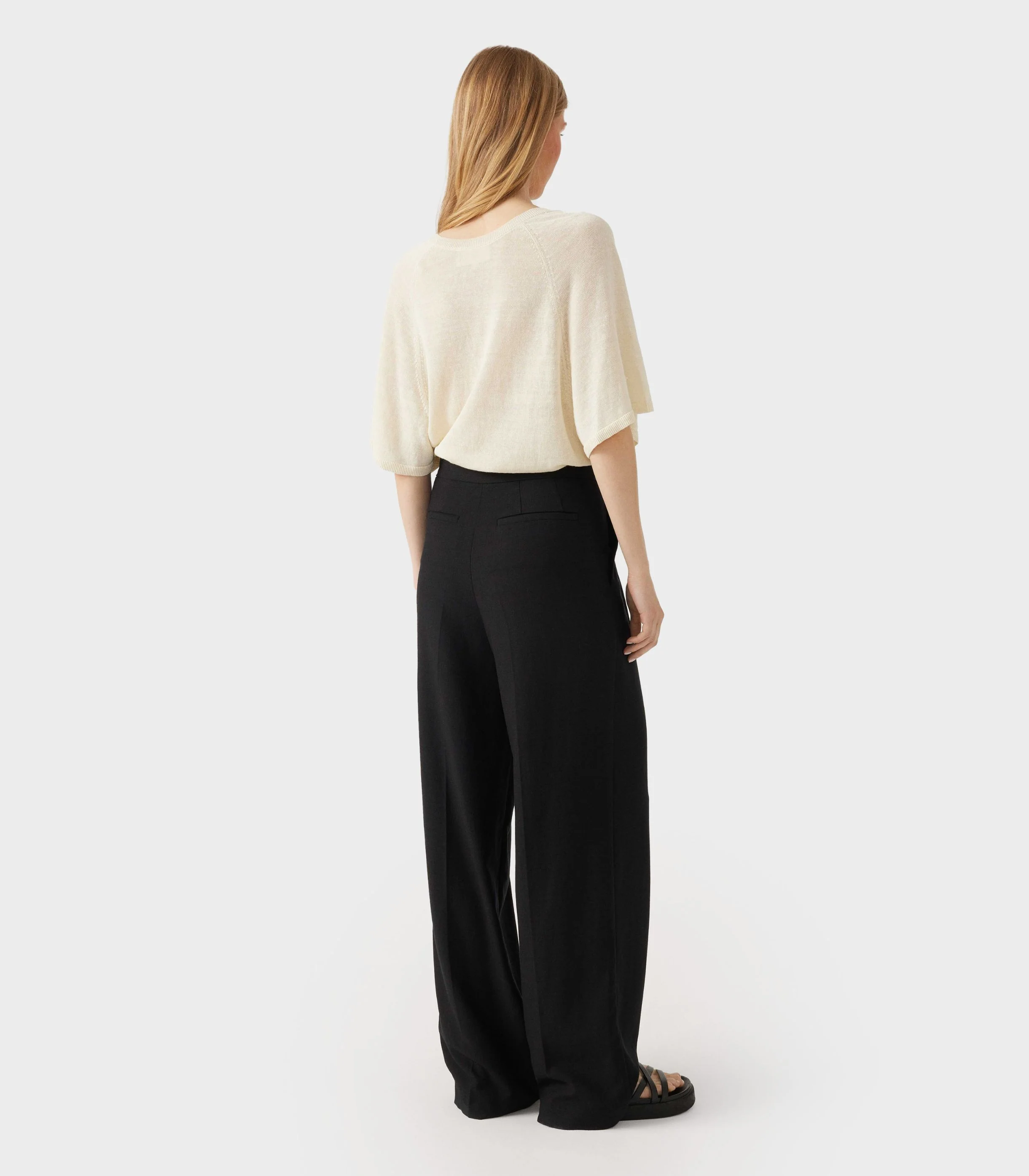 Ba&Sh -Domino Knitted Short-Sleeve Cardigan - Image 5