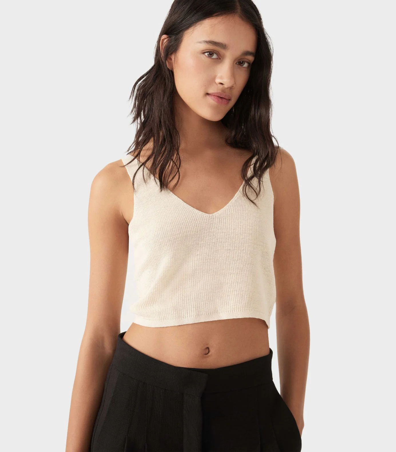 Ba&Sh - Dylly Knitted Crop Top - Image 3