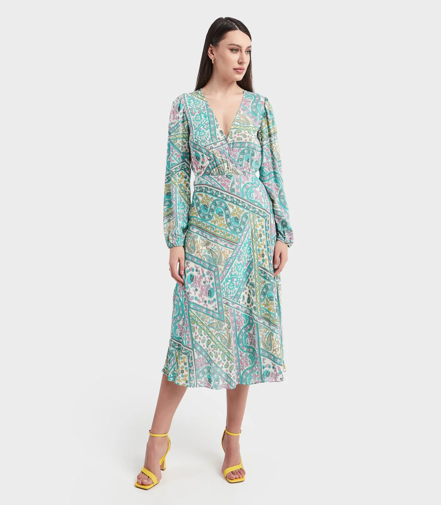 Ba&Sh -  Floral-Print Long-Sleeve Dress - Image 3