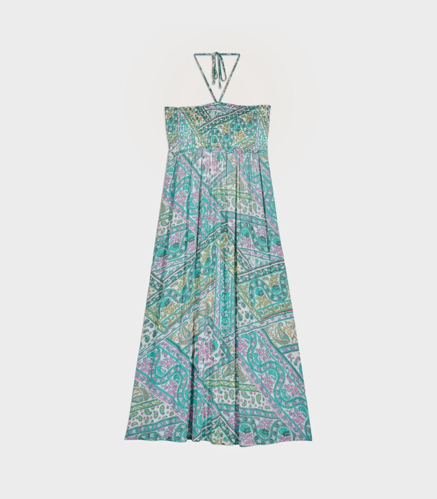 Ba&Sh -Graphic-Print Halterneck Midi Dress And Maxi Skirt - Image 11