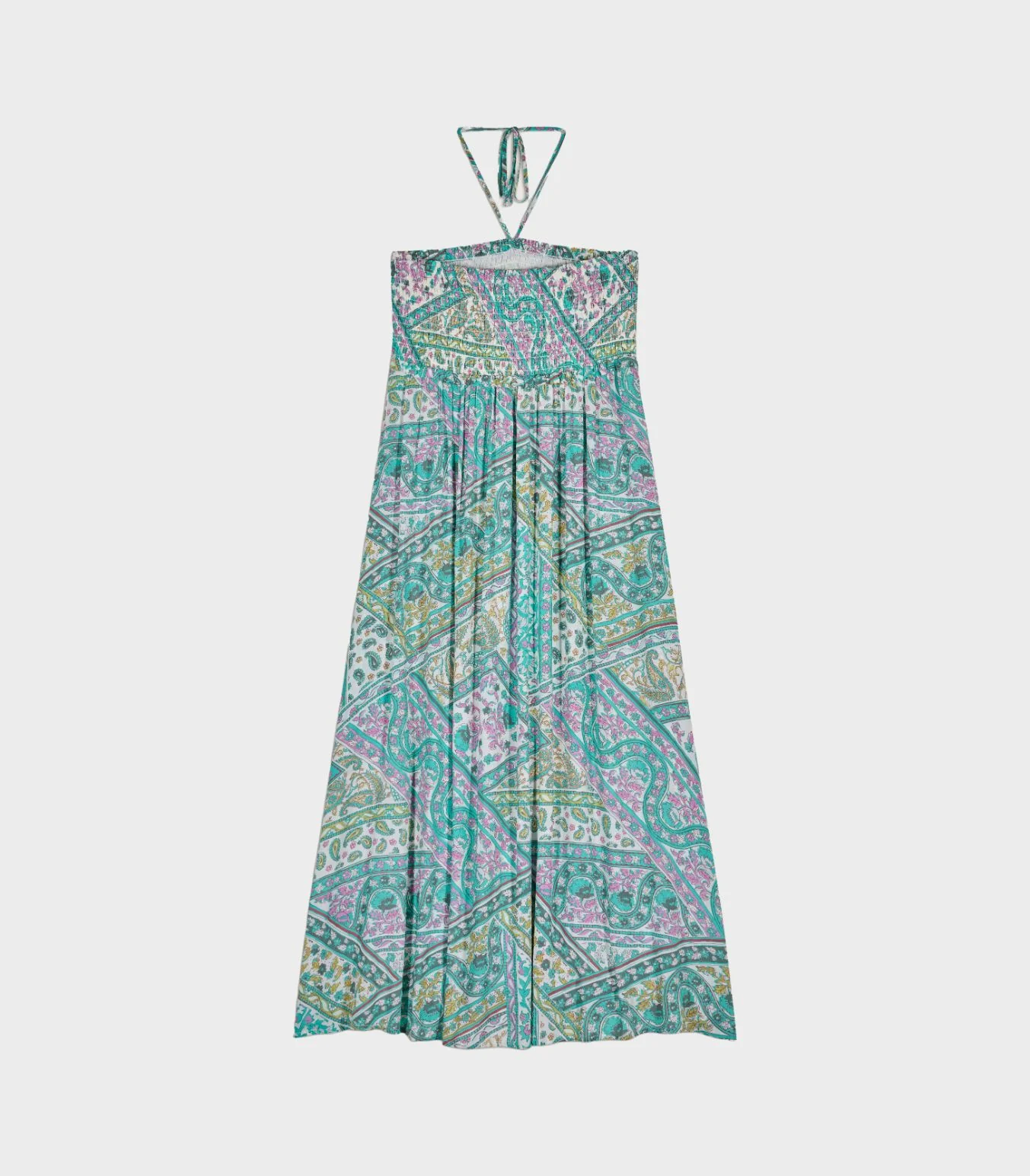 Ba&Sh -Graphic-Print Halterneck Midi Dress And Maxi Skirt - Image 12